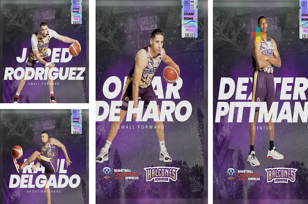 Halcones de Xalapa define roster para  Basketball Champions League Américas